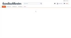 Desktop Screenshot of handtuchkontor.de
